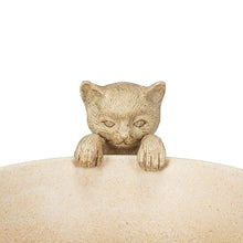 Load image into Gallery viewer, Hanging Cat-Antq Wht-4"H-2243
