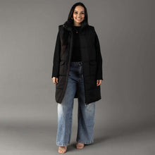 Load image into Gallery viewer, XXL Black Long Vest
