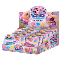 Load image into Gallery viewer, Fun Doh Squishy Sparkle Glitter Sensory Bracelet
