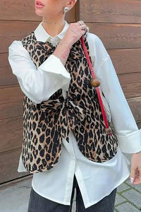 MacKenzie Leopard Vest