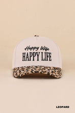 Load image into Gallery viewer, Happy Wife Happy Life Two Tone Snapback Hat
