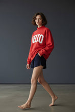 Load image into Gallery viewer, OHIO' Embroidered Mock Neck Sweatshirt
