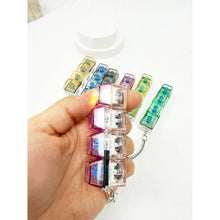 Load image into Gallery viewer, Light Up Clear Keyboard Keychain Fidget Toy
