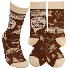 Load image into Gallery viewer, These Are My Camping Socks
