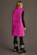 Load image into Gallery viewer, Fuchsia Long Vest
