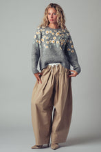Load image into Gallery viewer, Maeve Floral Knit Sweater
