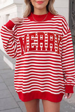Load image into Gallery viewer, MERRY / JOLLY Mockneck Exposed Seam Sweatshirt | S-4X - Simply Susan’s
