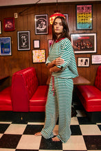 Load image into Gallery viewer, IP60012 Wide Leg Striped Lounge Pants
