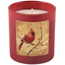 Load image into Gallery viewer, Snowy Cardinal Candle
