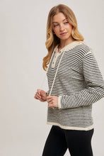 Load image into Gallery viewer, ALINA HENLEY SWEATER WITH HOODIE
