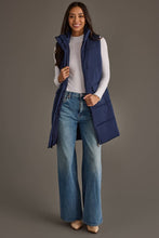 Load image into Gallery viewer, Navy Long Vest
