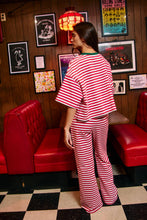 Load image into Gallery viewer, IP60012 Wide Leg Striped Lounge Pants
