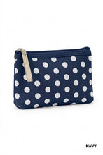 Load image into Gallery viewer, Polka Dot Cosmetic Clutch
