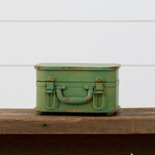 Load image into Gallery viewer, Green Metal Suitcase Box (PC) - Simply Susan’s
