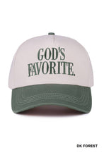 Load image into Gallery viewer, God's Favorite Two Tone Canvas Cotton Cap
