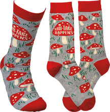 Load image into Gallery viewer, Shiitake Happens Socks - Simply Susan’s
