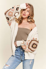 Load image into Gallery viewer, ALLISON CROCHET CARDIGAN
