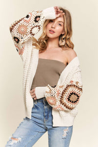 ALLISON CROCHET CARDIGAN