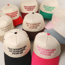 Load image into Gallery viewer, THAT SOUNDS LIKE..Embroidered Two-Tone Trucker Hat

