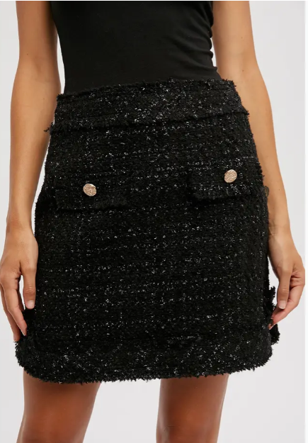 Elizabeth Tweed Skirt Medium