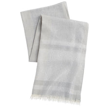 Load image into Gallery viewer, NEUTRAL SHIMMER SCARF GRAY

