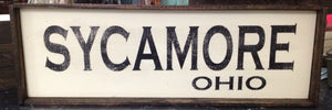 6x18 Ohio Local Framed