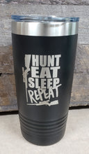Load image into Gallery viewer, Hunt, Eat, Sleep, Repeat Tumbler - Simply Susan’s
