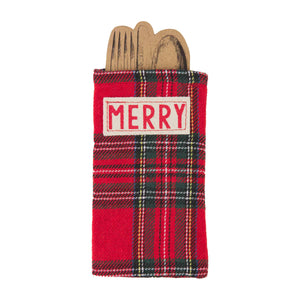 Holiday Silverware Pouch
