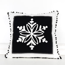 Load image into Gallery viewer, 20X20 Snowflake Reversible Pillow
