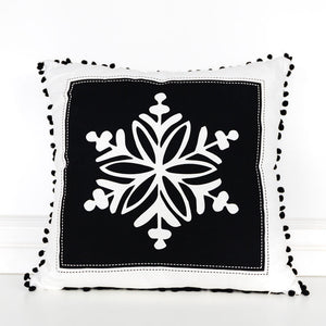 20X20 Snowflake Reversible Pillow