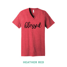 Load image into Gallery viewer, Blessed V Neck T-Shirt
