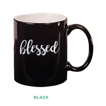 Load image into Gallery viewer, Blessed Script Mug
