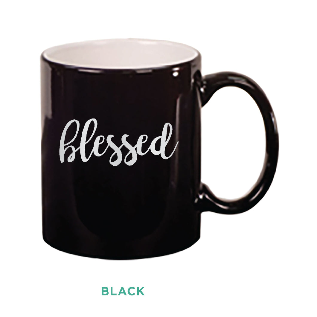 Blessed Script Mug