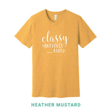 Load image into Gallery viewer, Classy But I Cuss A Lot Crew Neck T-Shirt
