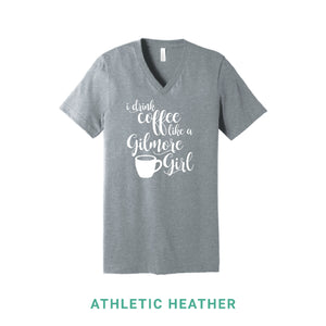 Coffee Like A Gilmore Girl V Neck T-Shirt