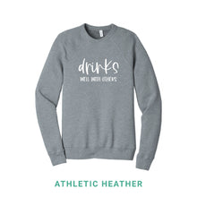 Load image into Gallery viewer, Drinks Well With Others Crewneck Sweatshirt
