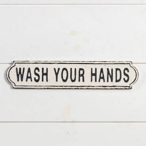 19.50" WASH YOUR HANDS SIGN