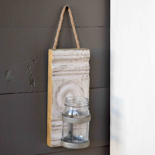 Mason Jar on Molding Trim Board - Simply Susan’s