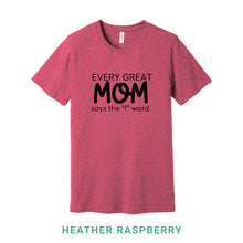 Load image into Gallery viewer, Every Great Mom Crew Neck T-Shirt
