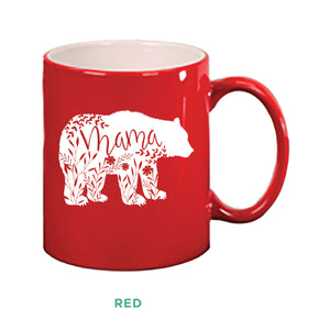 Mama Bear Flower Mug