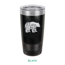 Load image into Gallery viewer, Floral Mama Bear Tumbler
