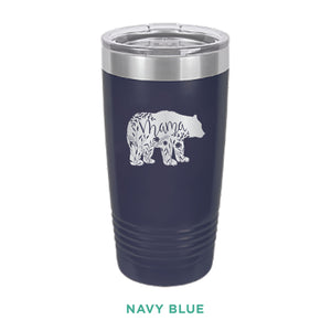 Floral Mama Bear Tumbler – Simply Susan's - Main Image