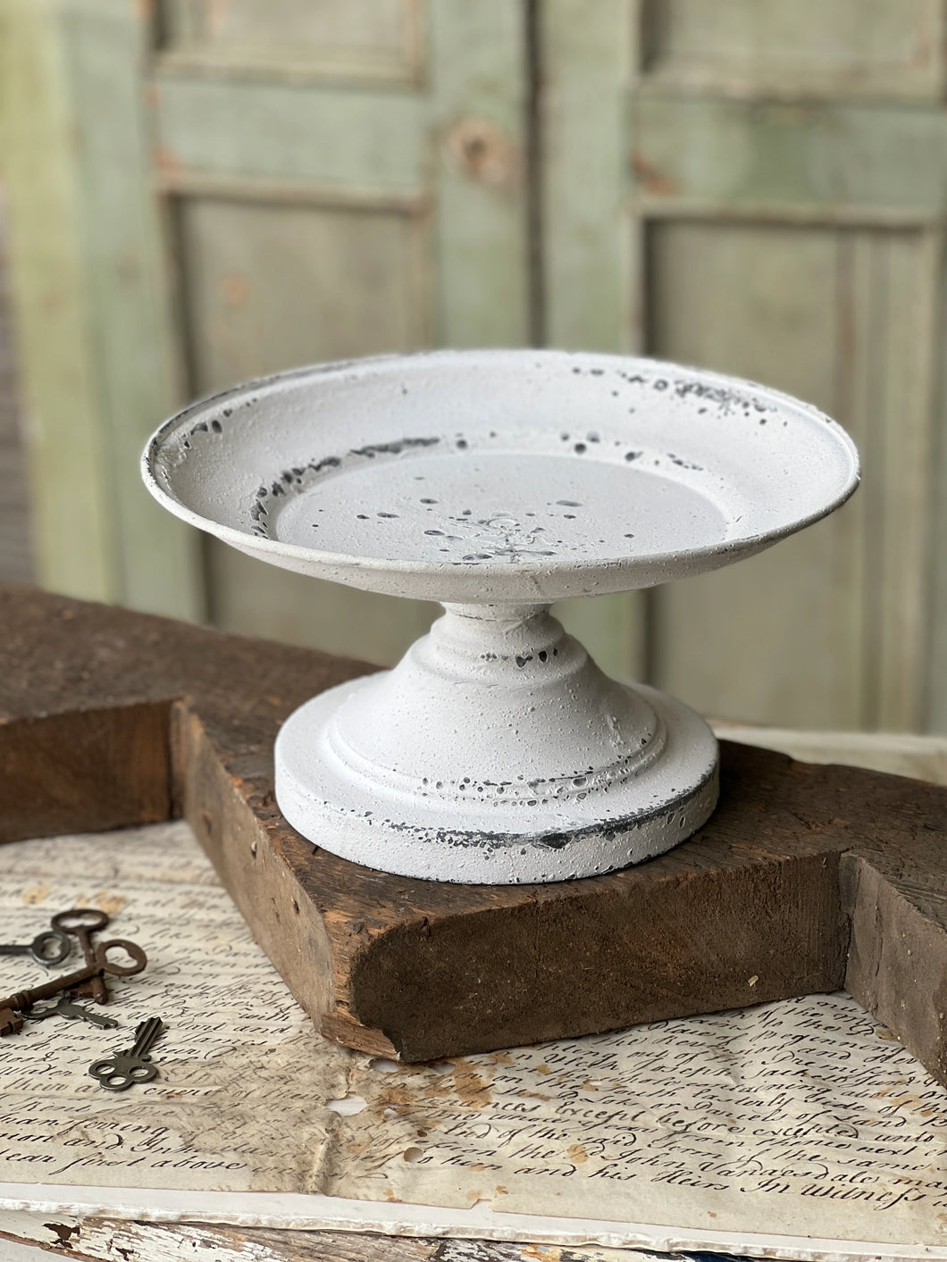 Pedestal Plate | Cream | 12.5