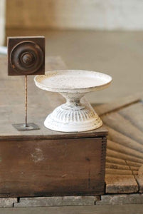 Atessa Pedestal | Cream | 6"