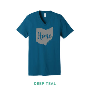 Home Script Ohio V Neck T-Shirt