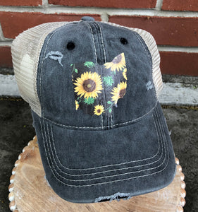 Ohio Hat Lexa Sunflower Trucker Hat