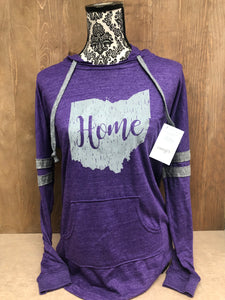 Home Purple T-Shirt Hoodie