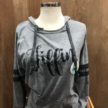 Load image into Gallery viewer, Tiffin Gray T-Shirt Hoodie
