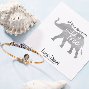 Elephant Medley Bangle Bracelet