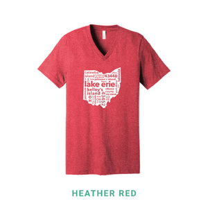 Lake Erie V Neck T-Shirt